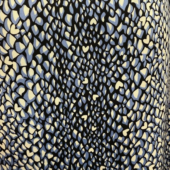 Diane Von Furstenberg Silk Dress 4 DVF Button Up Freya Heart Print Graphic Snake - Picture 10 of 16